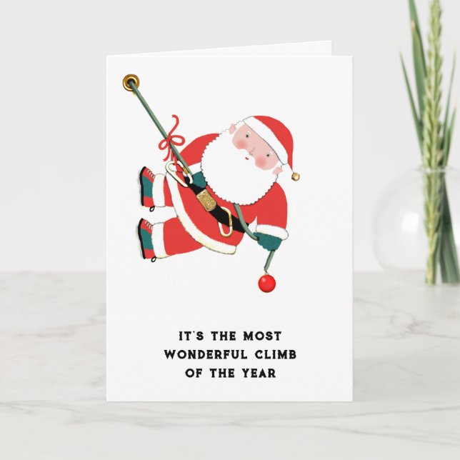 Cartão De Festividades Feriado de Natal engraçado (Frente)