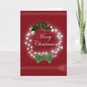 Cartão De Festividades Feriado de Natal moderno, Natal Feliz