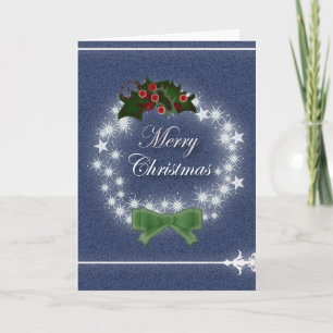 Cartão De Festividades Feriado de Natal moderno, Natal Feliz