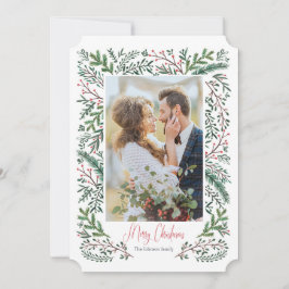 Cartão De Festividades Feriado de Natal | Quadro de árvores de pinheiro |