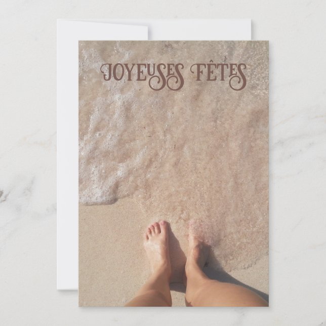 Cartão De Festividades Feriado do Quebec Snowbird (Frente)