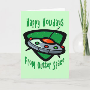CARTÃO DE FESTIVIDADES FERIADO DO UFO