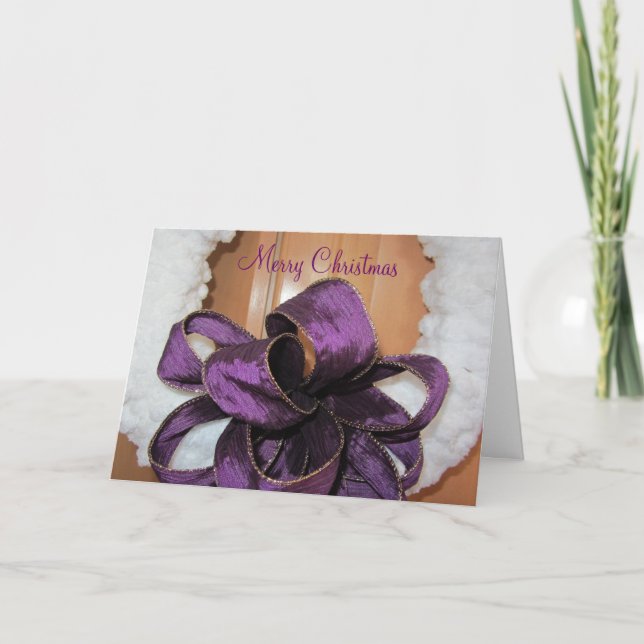 Cartão De Festividades Feriado Elegante (Frente)