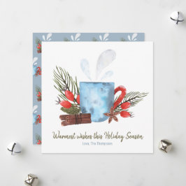 Cartão De Festividades Feriado mais quente quer Cozy Mug