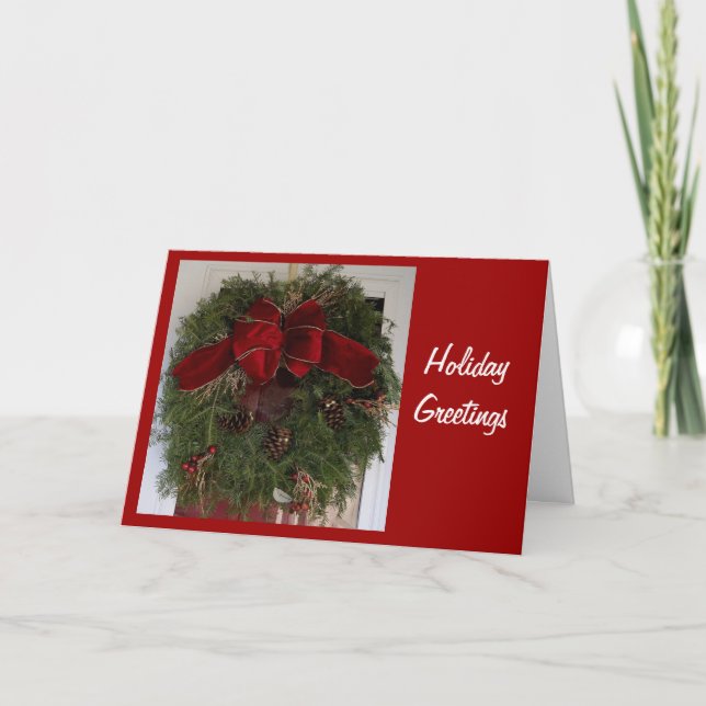 Cartão De Festividades Feriados (Frente)