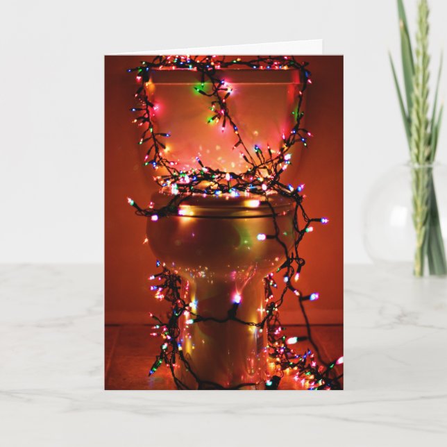 Cartão De Festividades Feriados Crappy/Natal (Frente)