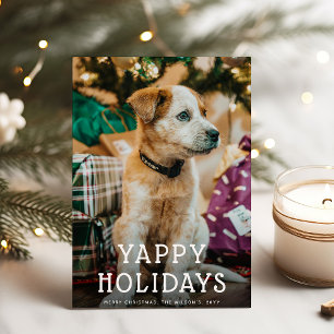 Cartão De Festividades Feriados de Iapo Feriados Fresco Bonito Cachorro d