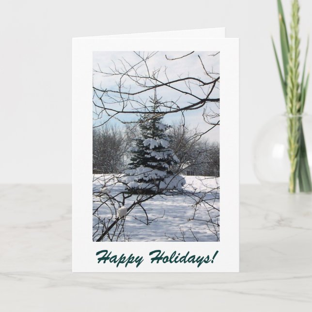 Cartão De Festividades Feriados Felizes 1 (Frente)