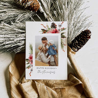 Feriados Felizes Botânicos Foto Personalizada Holi