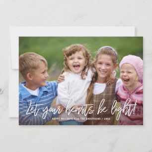 Cartão De Festividades Feriados Felizes Citação de Script Manuscrito em F