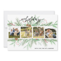 Feriados Felizes Colagem de Fotos Feriados Botânic