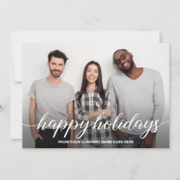 Cartão De Festividades Feriados Felizes da Equipe de Natal da Empresa