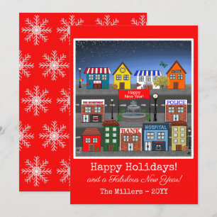 Cartão De Festividades Feriados Felizes da Noite da Vizinhança Adorávei