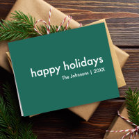 Feriados minimalistas | Floresta Simples Moderna V
