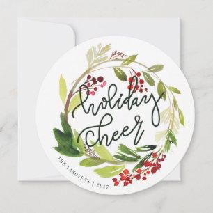 Cartão De Festividades Férias