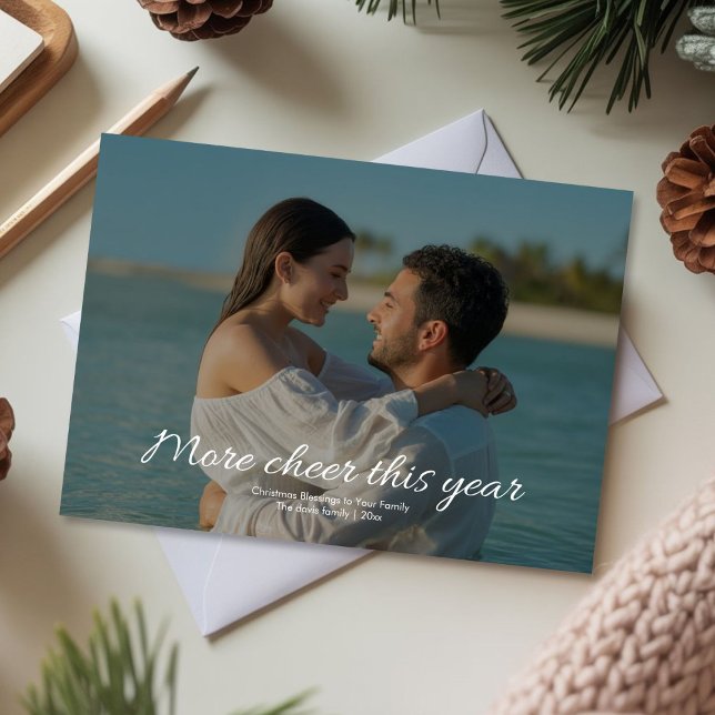 Cartão De Festividades Férias Alegres Juntos – Mais Alegria Este Ano Co (Criador carregado)