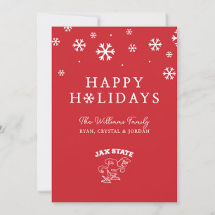 Cartão De Festividades Férias da Universidade Estadual de Jacksonville