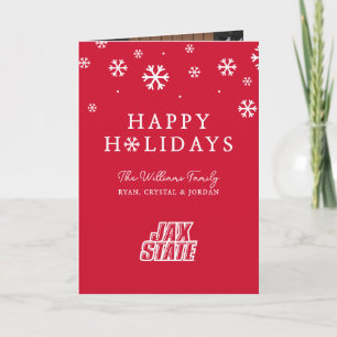 Cartão De Festividades Férias da Universidade Estadual de Jacksonville