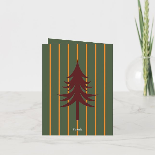 Cartão De Festividades Férias de Natal (Verso)