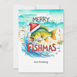 Cartão De Festividades Férias de Natal com Papai Noel