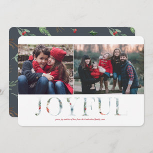 Cartão De Festividades Férias de Natal da Wintry Wonderland 2 Foto