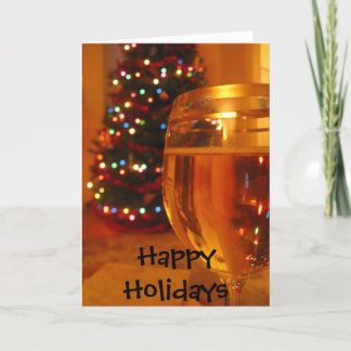 Cartão De Festividades Férias Felizes