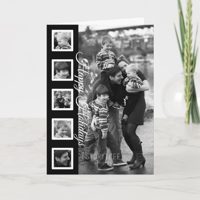 Cartão De Festividades Férias Felizes (Frente)