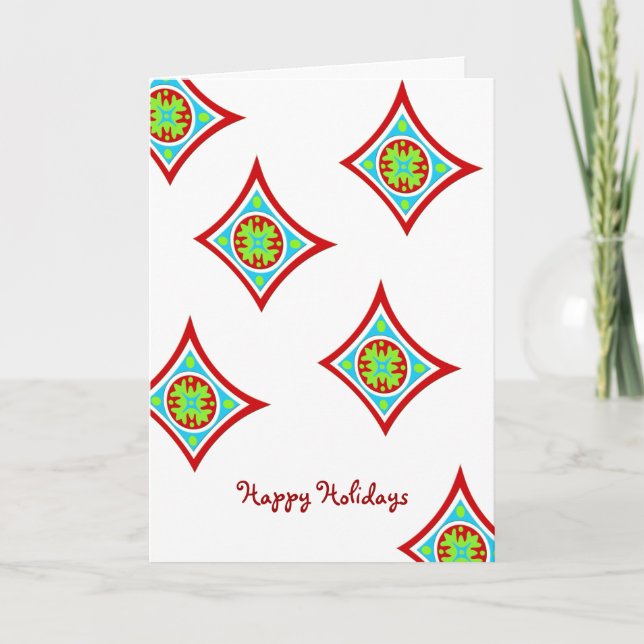 Cartão De Festividades Férias Felizes (Frente)