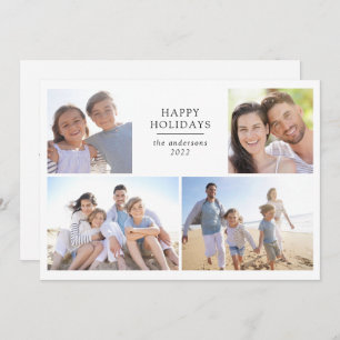 Cartão De Festividades Férias Felizes   Colagem de Fotografias