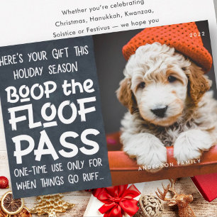 Cartão De Festividades Férias Felizes Foto Personalizada de Pet Moderna e