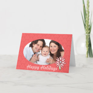 Cartão De Festividades Férias felizes personalizáveis com foto