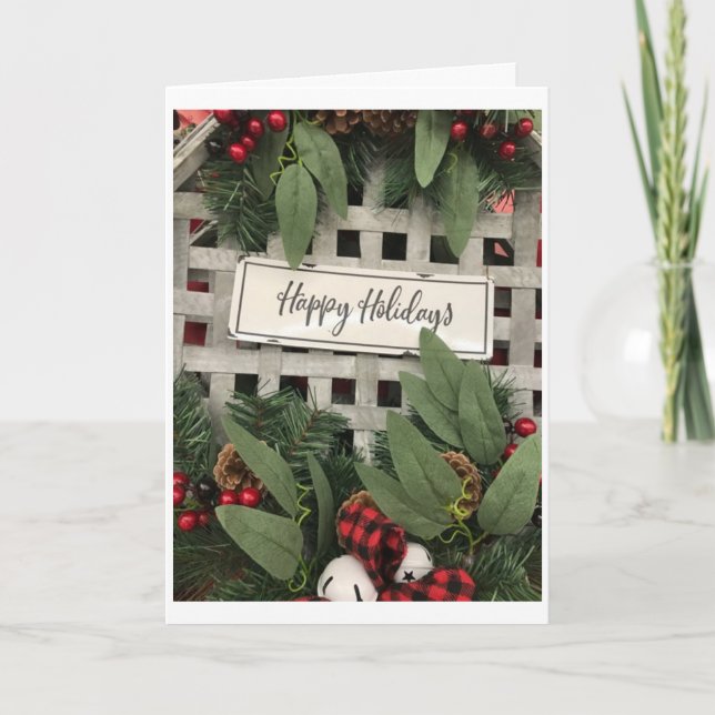 CARTÃO DE FESTIVIDADES ****FÉRIAS FELIZES** TEMPO ESPECIAL DO ANO NATAL (Frente)