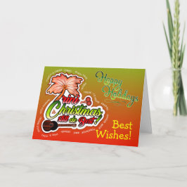 Cartão De Festividades Férias Felizes / Trini Natal
