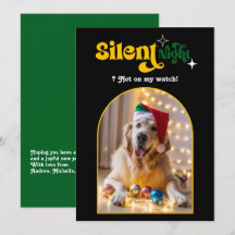 Férias Luxo Divertido Retro Pet Cachorro Natal Fot