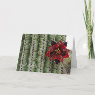 Cartão De Festividades Férias no Cactus