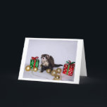 Cartão De Festividades Ferret Christmas Card<br><div class="desc">Ferret Christmas Card</div>