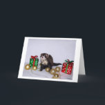 Cartão De Festividades Ferret Christmas Card<br><div class="desc">Ferret Christmas Card</div>