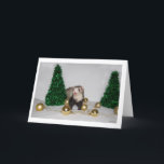 Cartão De Festividades Ferret Christmas Card<br><div class="desc">Ferret Christmas Card</div>