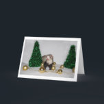Cartão De Festividades Ferret Christmas Card<br><div class="desc">Ferret Christmas Card</div>