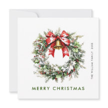 Fesação De Aquarela Holly Berry Pine Wreath