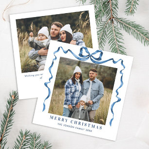 Cartão De Festividades FesNatal Dusty Arco Azul Fita 2 Foto