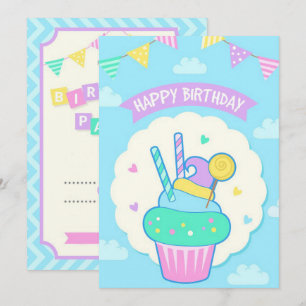 Cartão De Festividades festa de aniversário