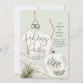 Cartão De Festividades Festa de Férias Boho Baubles