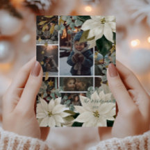 Festa de Férias de Poinsettia Branca