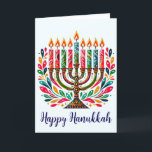 Cartão De Festividades Festa de Luzes Hanukkah<br><div class="desc">Brilhe a celebração de Chanucá com a nossa coleção exclusiva do Festival das Luzes! Explore cartas de Chanucá maravilhosamente projetadas, roupa confortável e festivo, e decoração elegante para trazer calor a cada noite do feriado. Perfeito para doar ou aprimorar sua própria celebração, nossa coleção captura o espírito de Chanucá com...</div>