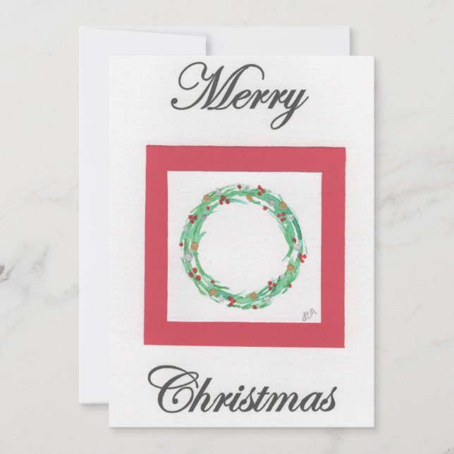 Cartão De Festividades Festa de Natal "Feliz Natal" (Frente)