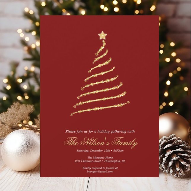 Cartão De Festividades Festa de Natal Holiday Holly (Criador carregado)