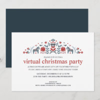 Festa de Natal Virtual Cavalo Dala Arte Popular Nó