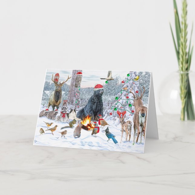 Cartão De Festividades Festa dos Critérios de Natal (Frente)