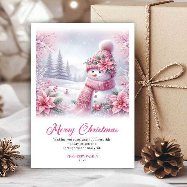 Cartão De Festividades Festive Snowy Forest Kids Download Christmas Card (Festive Snowy Forest Kids Download Christmas Greeting Card

)